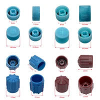 77 pièces universel voiture Auto A/C R134a R12 haut bas côté système AC noyau de Valve bouchons anti-poussière ensemble joint d'air remplacement climatisation 2