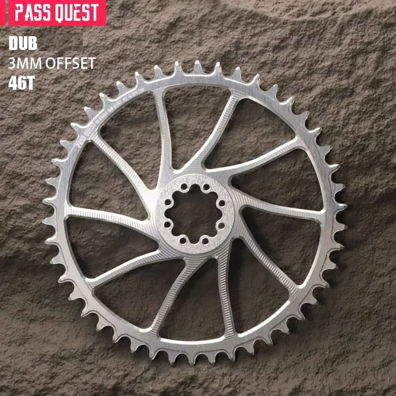 【CTHY】PASS RING PASS QUEST Road Bike 8 Nails chainring 3mm offset Narrow