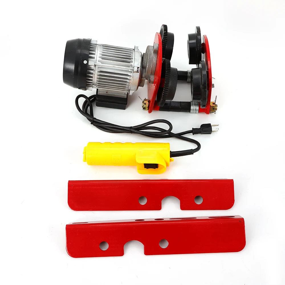 2200LB 1 T Industrial Electric Hoist Trolley Overhead Winch Crane Lift & Remote