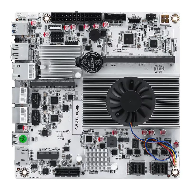 TOPTON N22 N150/i3-N305 8-Bay 10GbE NAS Motherboard 2xNVMe DDR5 - Image 2