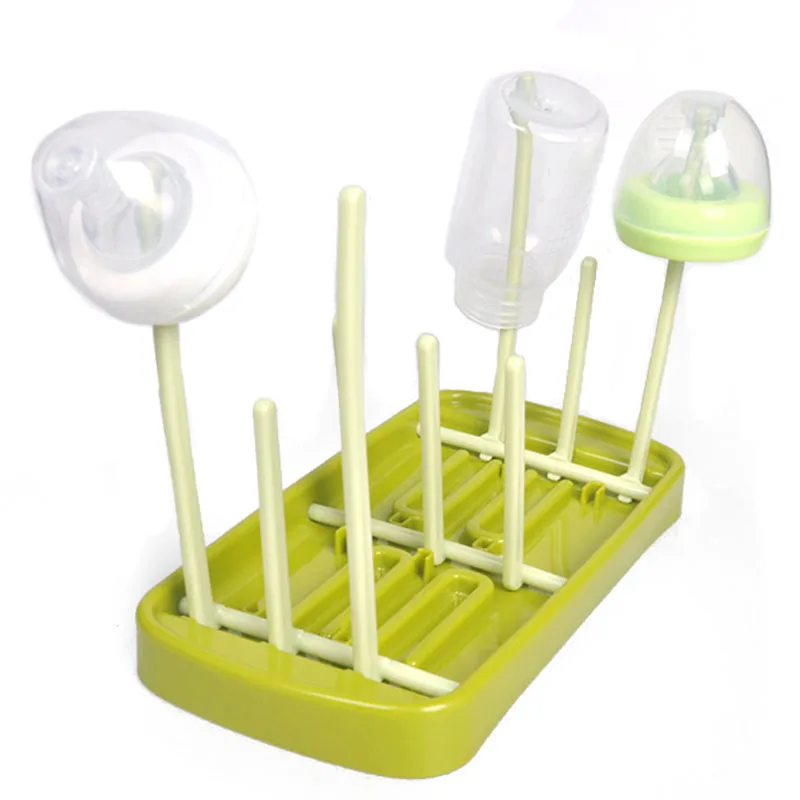 Bottle Drying Rack Baby Bottle Drying Rack Feeding Bottle Drying Rack Baby Bottle Holder Bottle Dry Rack Baby Bottle Drain Drying Racks Blue Pink Baby Cleaning Dryer Drainer Storage Drying Rack