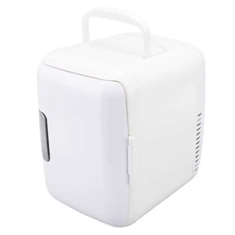 Portable Refrigerator 4L Portable Car Refrigerator Large Capacity Small Size Food Grade Liner Cooler Warmer Mini Fridge For Dormitory Home Office