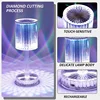 Diamond Crystal LED Table Lamp Projection Decoration Night Light Desk Lamps For Bedroom Bedside Bar Lighting Fixtures Night Lamp 4