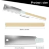 Japanese Hand Saw 9.3inch SK5 High Carbon Steel Double Edged Hand Saw Sharp Hand Pull Saw 10/17 TPI Woodworking Hand Saw Tool 2