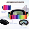 Kids Ski Goggles for Age 4-14 Anti-fog Double Layer UV400 Snow Eyewear Outdoor Sports Winter Snowboard Children Skiing Glasses 5