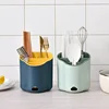 New 1Pc Cutlery Drain Rack Spoon Fork Chopstick Double Layer Cutlery Holder Tableware Drainboard Organizer Kitchen Tool 2