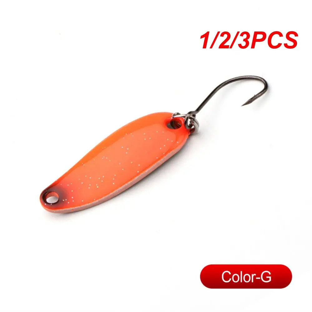 

1/2/3PCS Jerry Serpent Micro Fishing Spoons Brass Wobbler Lake Area Trout Chub Perch Metal Lures Baubles