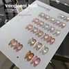 24Color Autumn Maillard Tortoise Shell Gelly Amber Cat Eye Gel Nail Polish Flash Caramel Brown Amber Gel Nail Salon use 3