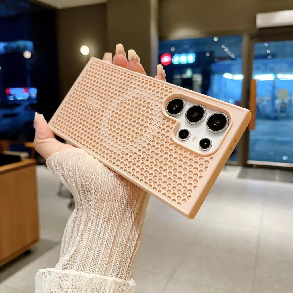 Luxury Heat Dissipation Magnetic Wireless Charging Case