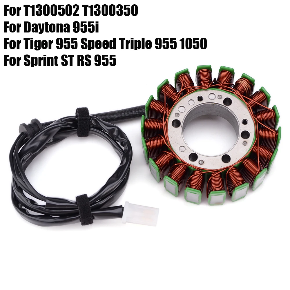 Bobina Statore Generatore Magneto Moto Per Triumph Speed Triple 955 1050 Sprint St Rs Tiger 955 Daytona 955I T1300502 T1300350