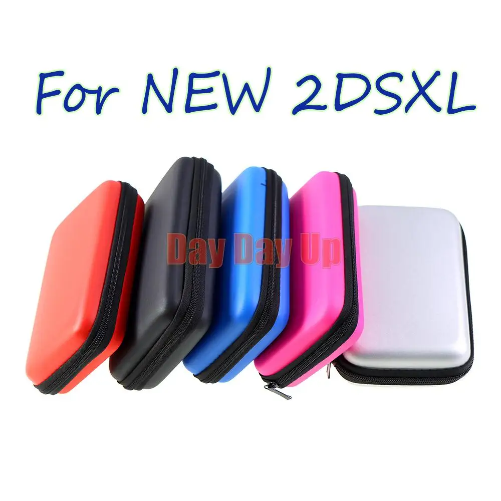 15PCS EVA 가방 게임 패드 보호 파우치 케이스, 끈 케이스 보호 홀더 가방 닌텐도 New 2dsxl ll