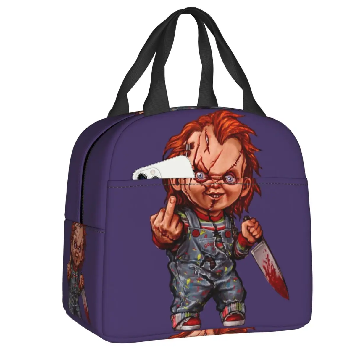 Bride Of Chucky Lunch Box for Women Leakproof Scary Tiffany Cooler