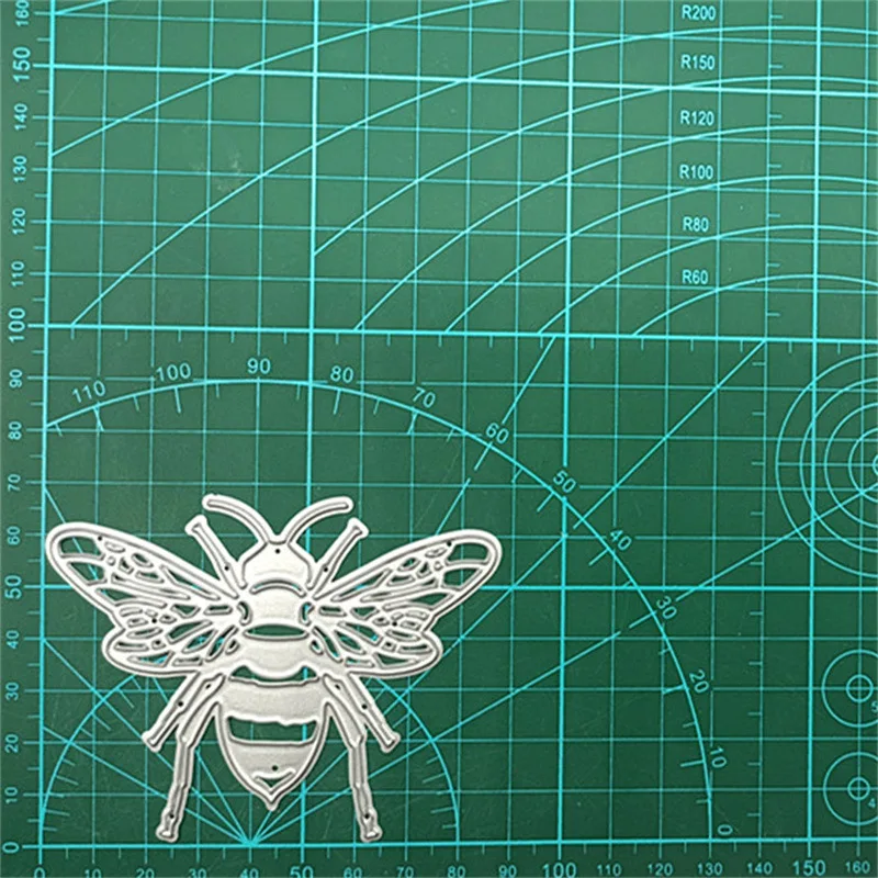꿀벌 금속 컷 다이 스텐실 스크랩북 스탬프/사진 앨범 장식 엠보싱 DIY 종이 카드