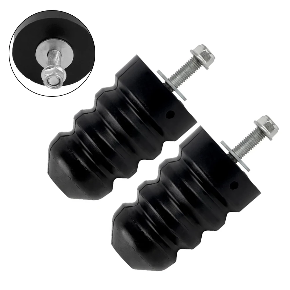 2PCS 리어 리프 스프링 컨트롤 암 범퍼 고무 블록 OEM 1C3Z-4730-AA 포드용 리어 패널 스프링 범퍼 (엑스커션, F250용)