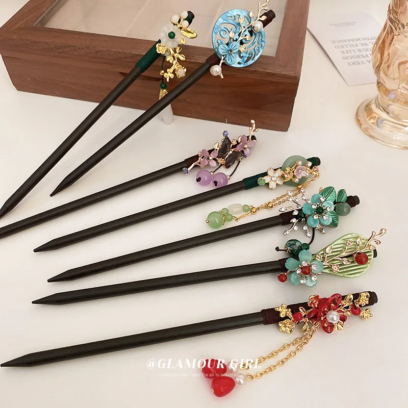 New Pearl Convenient Coiled Hair Trendy Hairpin Hair Accessories Hanfu Accessories