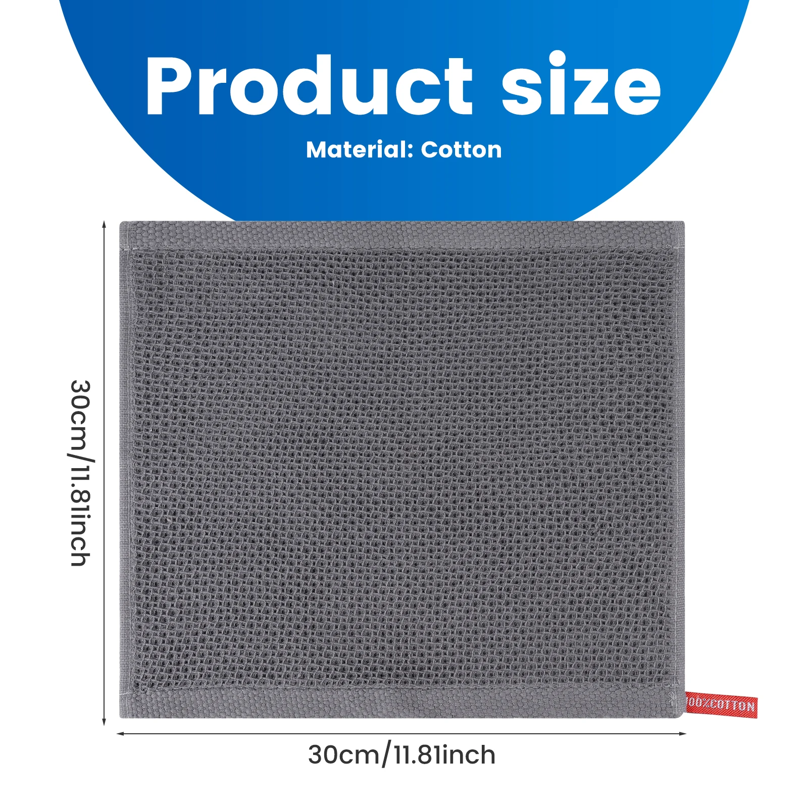 Cotton Kitchen Dish Towels Absorbent Quick Drying