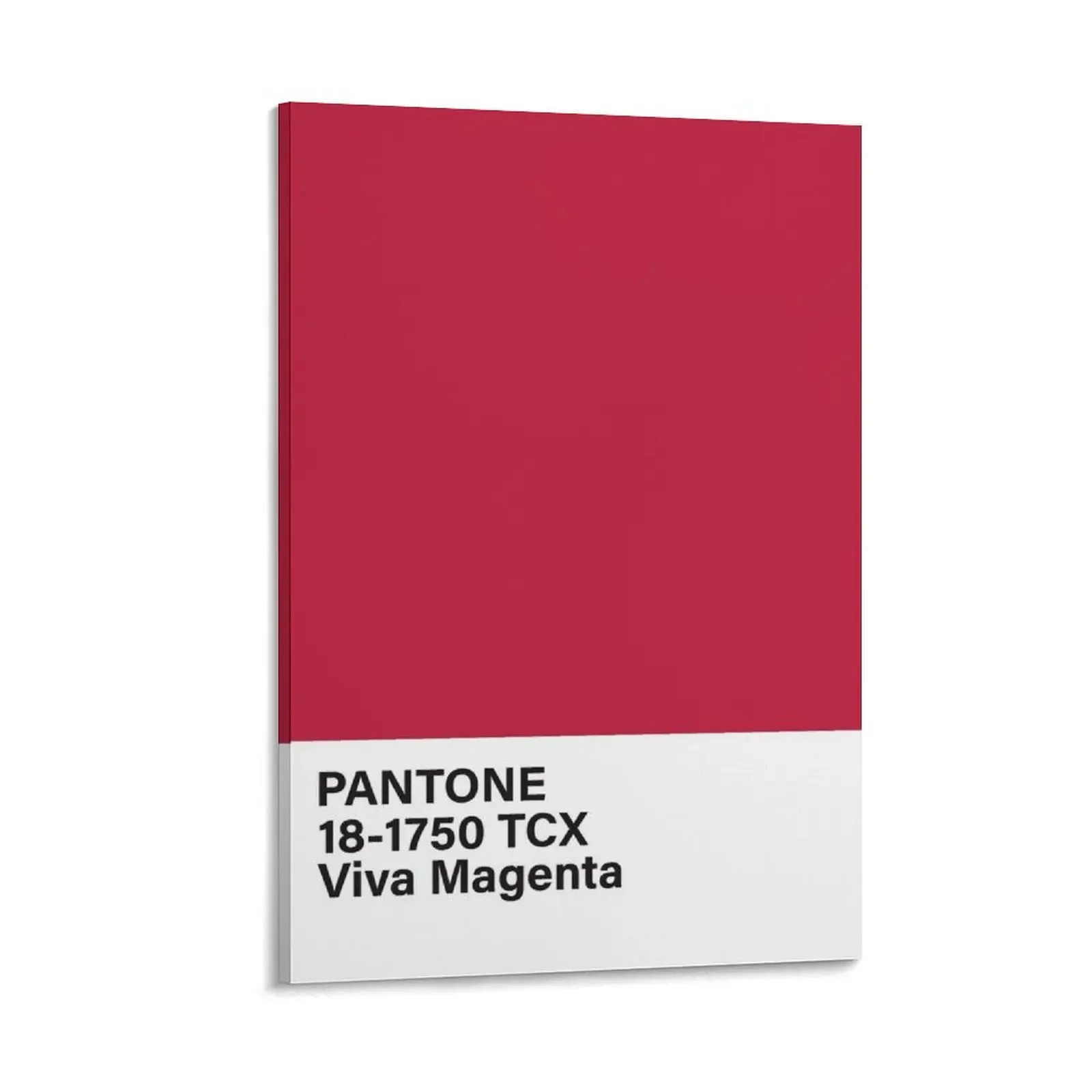 Pantone 18-1750 Tcx Viva Magenta, Colore Dell'Anno 2023 Pittura Su Tela Immagine Decorativa