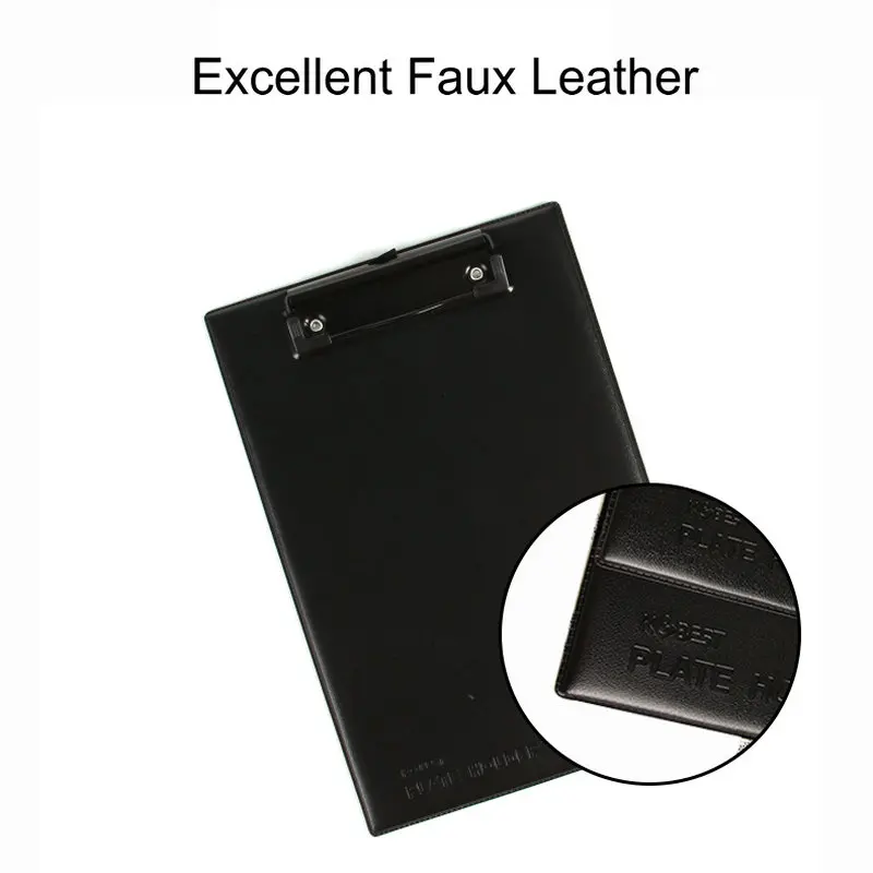 Faux Leather Clip Board A5 Menu Paper Tablet Hanging Clipboard A4 Quality PU Leather Menu Clipboard Restaurant 2