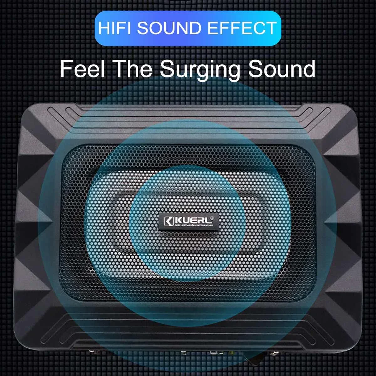 600W Car Audio Amplifier Ultra thin Powerful Bass Subwoofer Home Power Amplifier Professional Car Speakers Body Kit