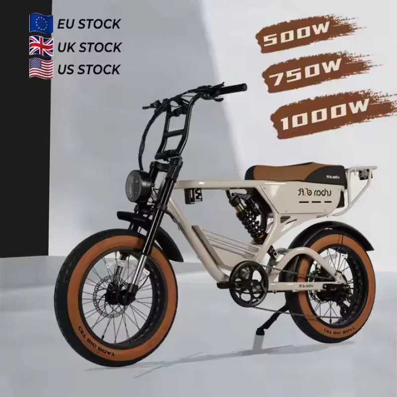 1000W Alloy Aluminum Fat Bike 7 Speed Ebike Off Road 20Inch Tires Mountain Bicycle Electric Bike Single Motor Electric Bikes