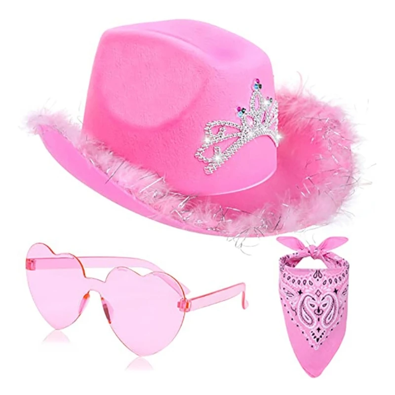 Cowboy Hats Delicate Cowboy Hat Breathable Western Cowboy Hat for Night Club Bar
