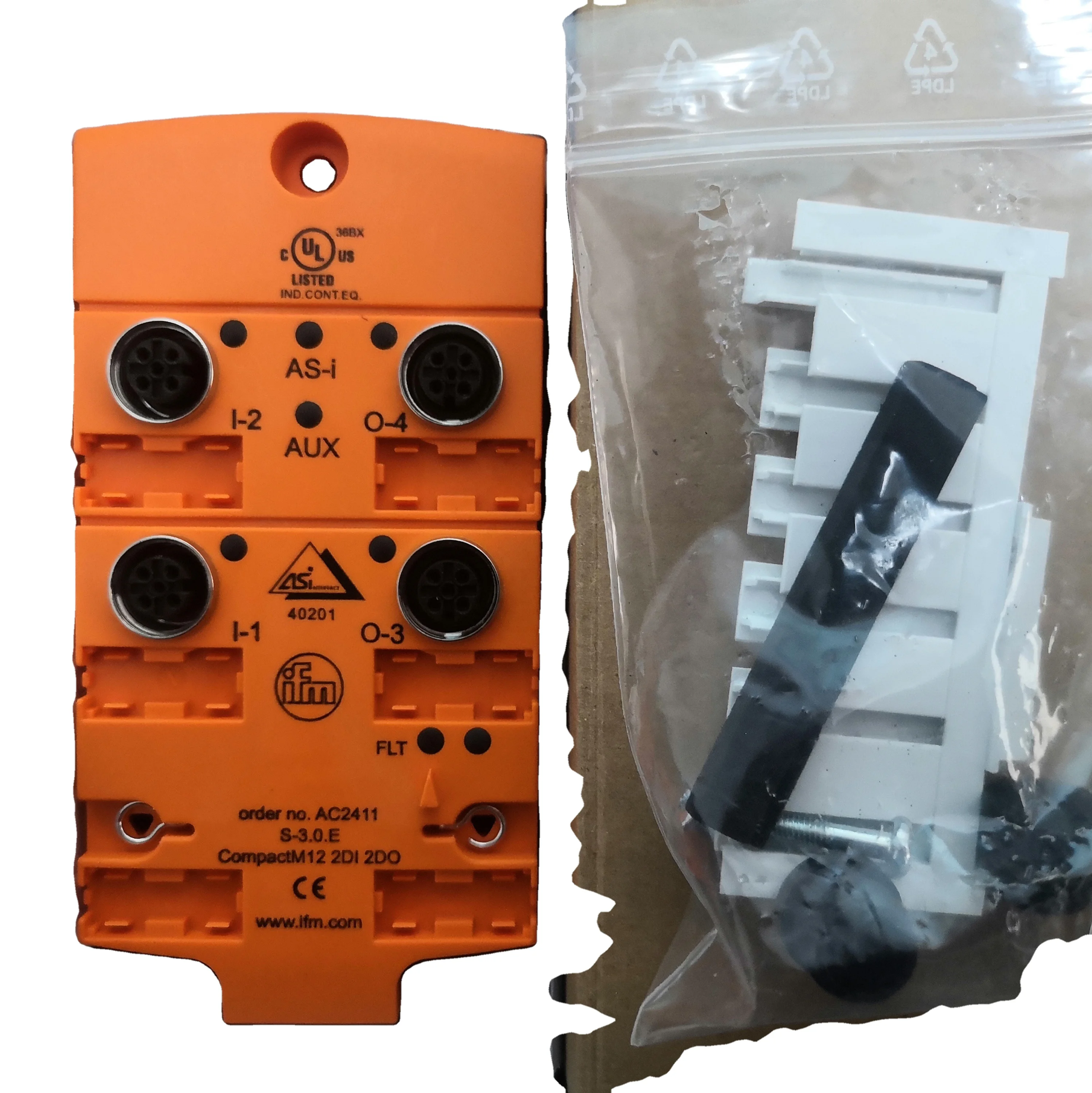 

original Ifm AS-Interface CompactLine module AC2411 M12 2I/20T-E