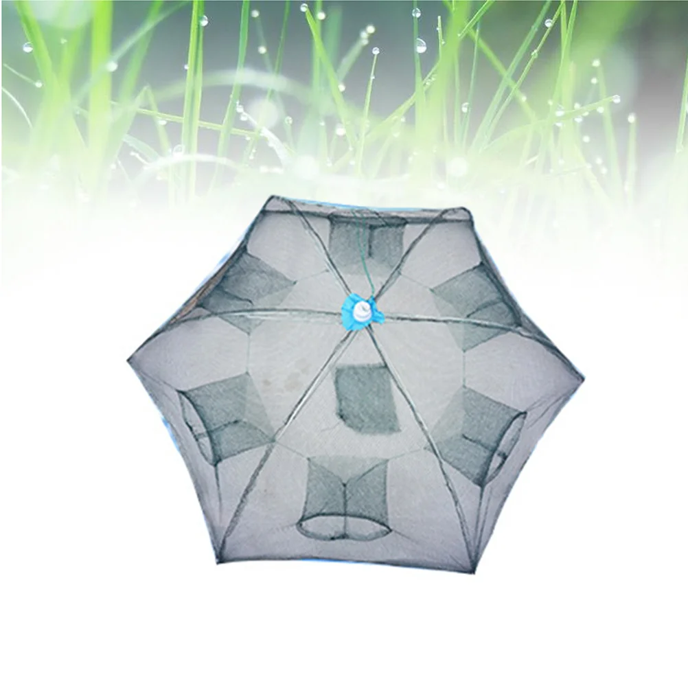 

Fishing Bait Portable Auto Folding Bait Cast Net Cage Landing Net for Shrimp Minnow Crayfish Small