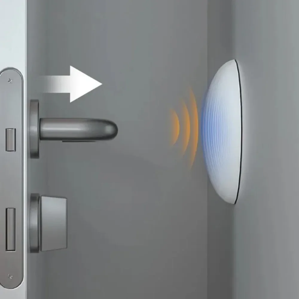 Door Stopper Silicone Floor Door Stop Security Protections Anti-collision Handle Self-adhesive Silent Shockproof Wall Protector