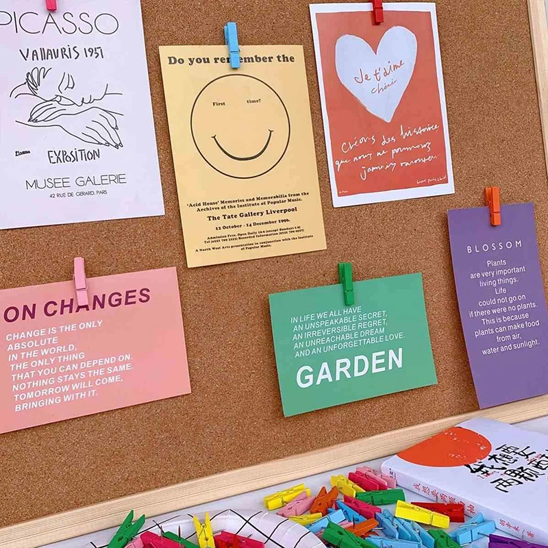 PINCE A LINGE,--Pinces à Linge En Bois Naturel Durable, 50 Pièces, épingles à Linge Pour Photo