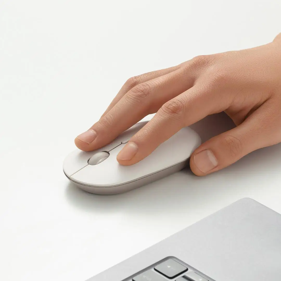 Wireless Mouse Wireless Optical Mouse Original Xiaomi Mi Portable 3 Mouse Optical Wireless Bluetooth 4.2 RF 2.4GHz 2400DPI Adjustable Dual Mode Connect For Laptop PC