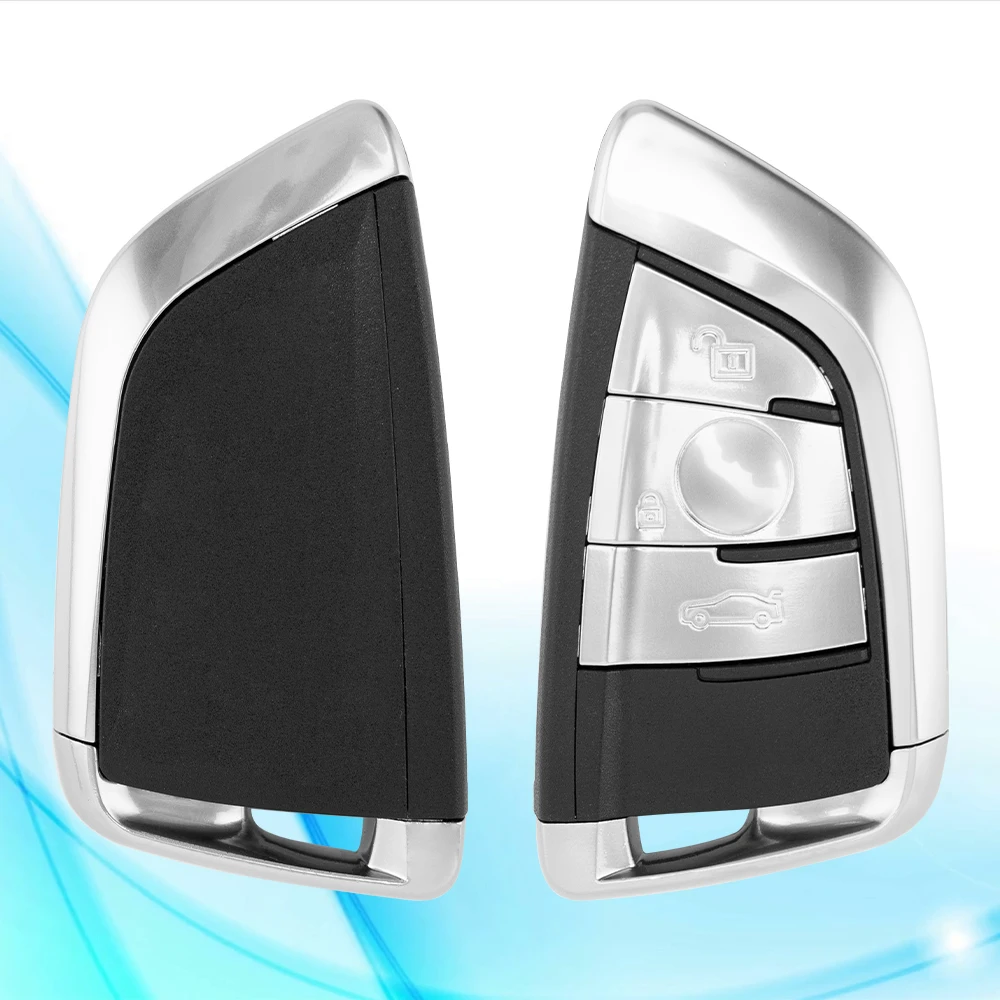3/4 Button For BMW DBC 1 3 5 7 Series X1 X5 X6 X5M X6M F FEM CAS4 CAS4+ Fob Smart Card Key Shell Insert Blade Fob Case