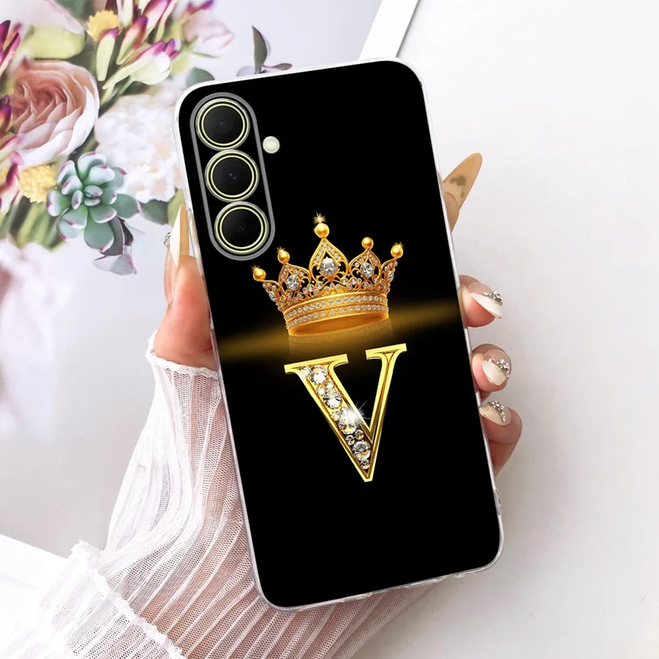 Luxury Crown Letters Soft Silicone Phone Case Bumper