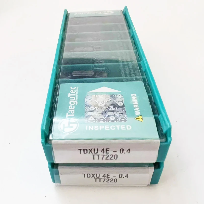 TaeguTec TDXU 2E-0.3 3E-0.3 4E-0.4 TT9030 TT9080 CT3000 TT5100 TT6080 K10 CNC двухсторонние вставки для разделения и фальцовки, 10 шт.