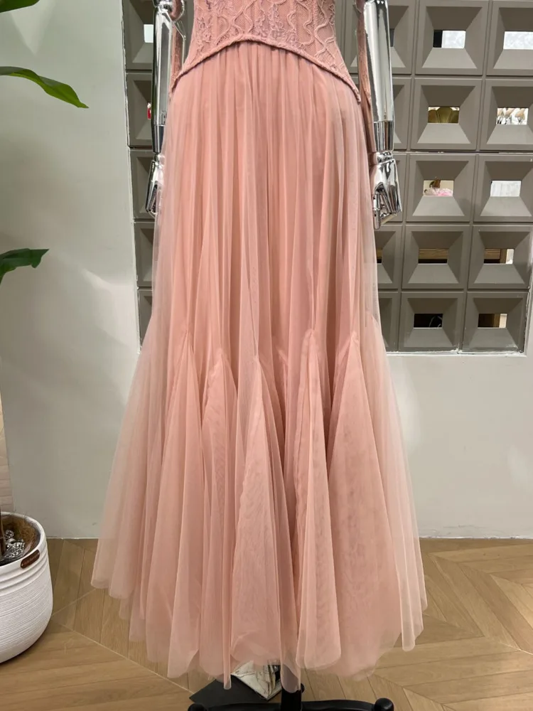 DFDG 2025 فستان سهرة أنيق للربيع والصيف على شكل حر...