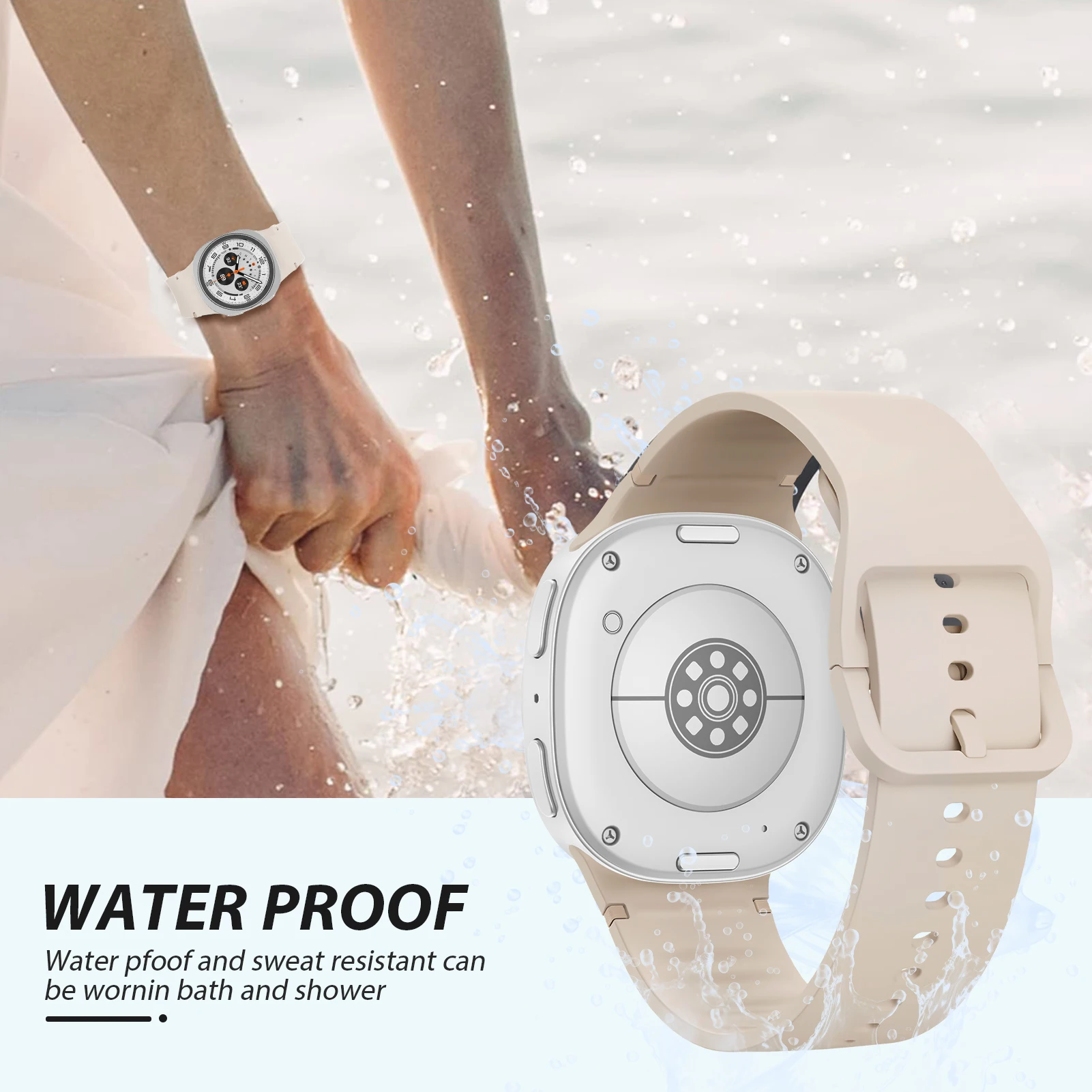 New Sport Silicone Strap for Smartwatches - Durable & Stylish Bracelet
