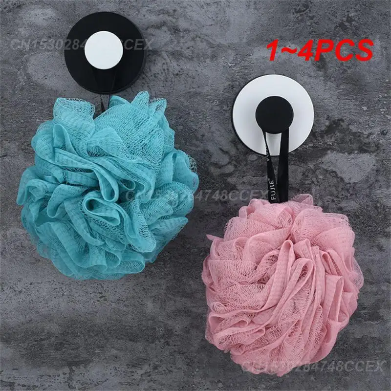 

1~4PCS Bathroom Hook No Punching Abs Plastic Suction Cup Hook Bathroom Storage Universal Hook Vacuum Wall Mount