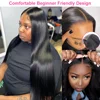 Wear Go Glueless Wig 30 34 Inch Bone Straight 13x6 HD Lace Frontal Wig Human Hair Pre plucked 7x5 Transparent HD Lace Front Wig 3