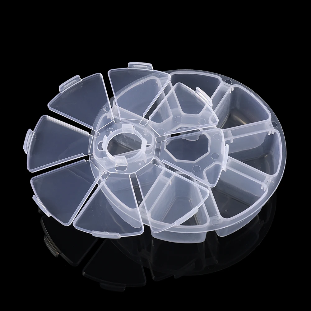 1pcs 7Grids/8Grids PP Storage Jewelry Box Detachable Plastic Storage Box for Beads Earring Pendant Jewelry Accessories Storage