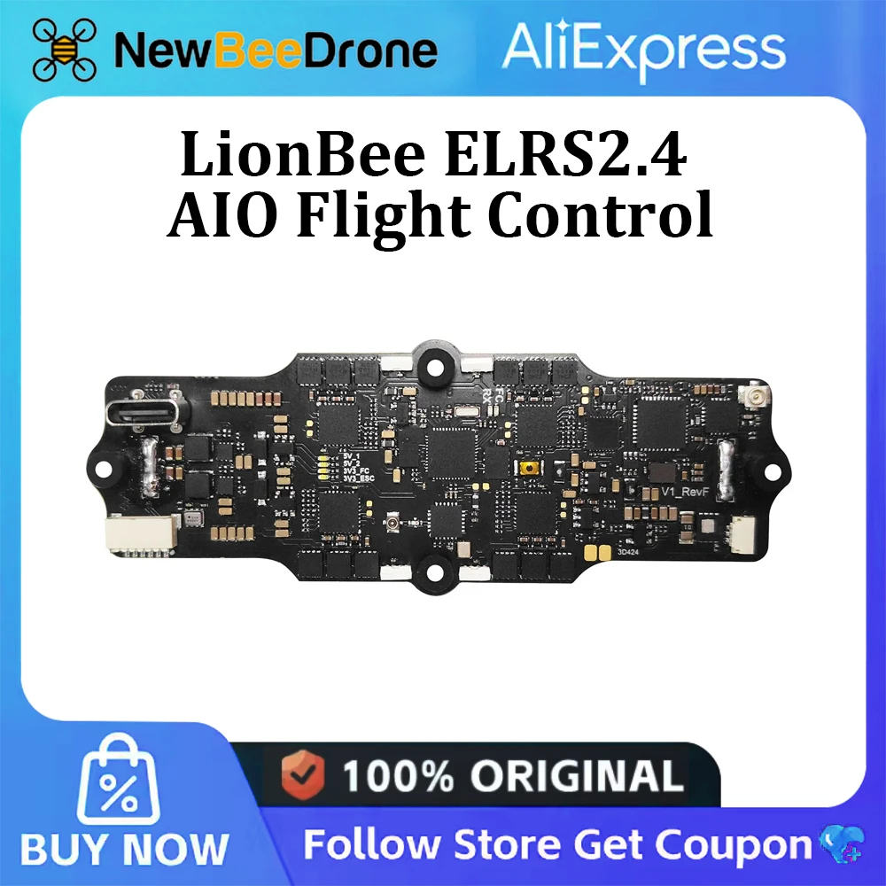 ชุดควบคุมโดรน FPV ระยะไกล ELRS2.4 AIO