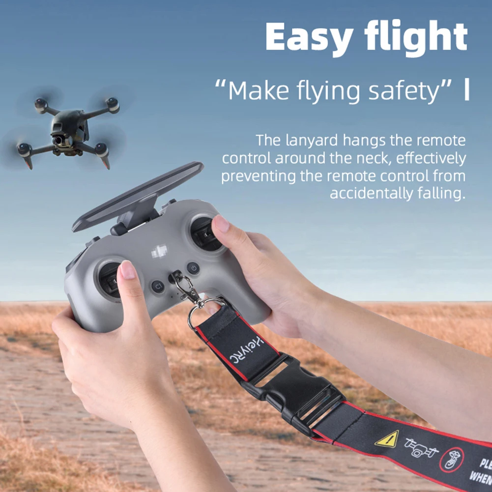 Remote Controller Lanyard for FPV Remote Control 2 Phantom 3 /4 Series, Fusi Neck Strap Safety Belt Sling DJI Drone Accessories