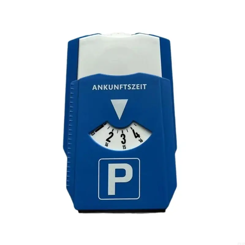 P04D Parking Meter Ice Scraper Time Display Disc Car Windshield Snow Shovel Return Time Note Snow Remover Timer Clock