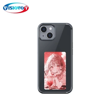 Cute Girl Smart Phone Case For iphone 15 14 13 Pro Max DIY Phone Covers NFC Function High-tech Anime Cartoon Fundas Battery Free