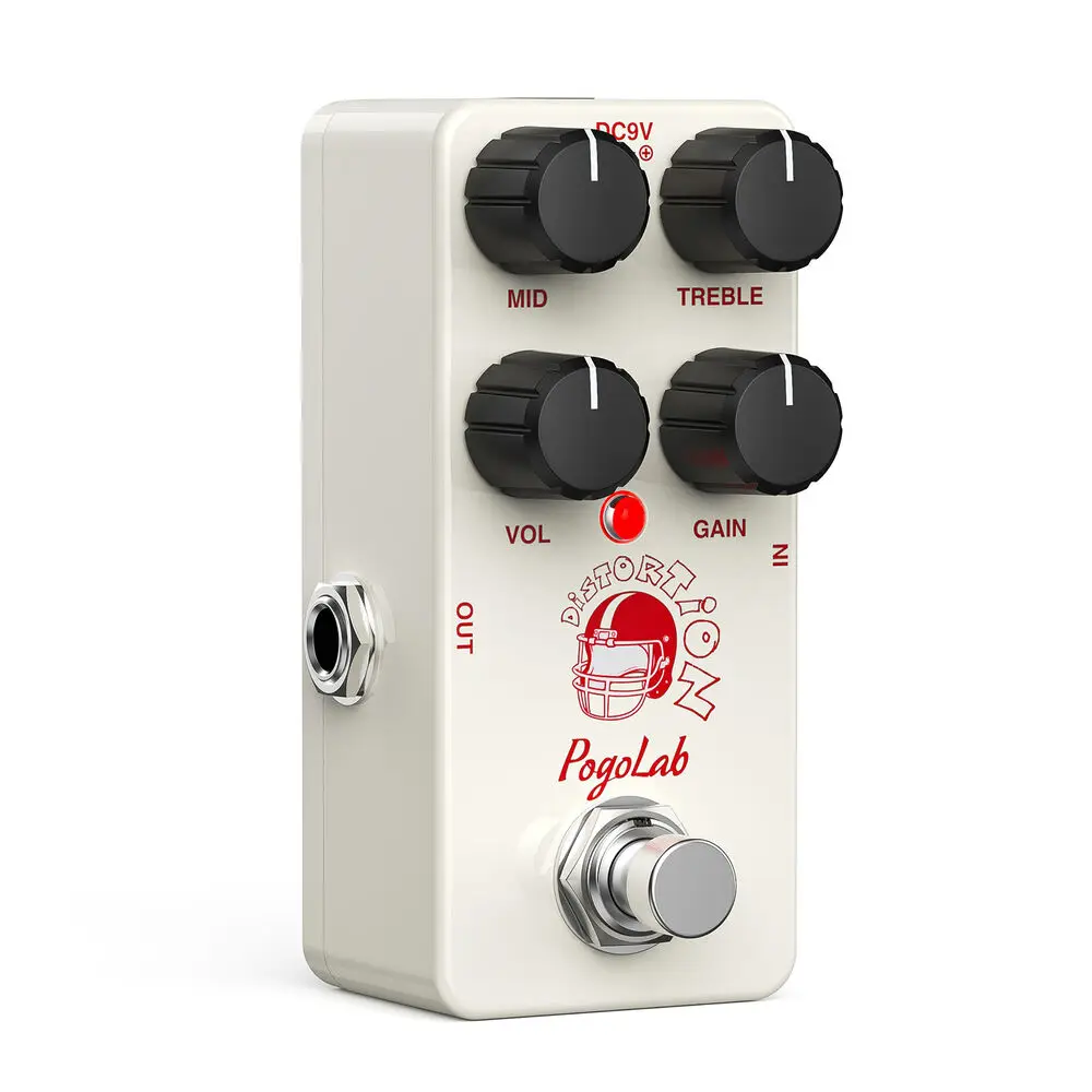 

POGOLAB Guitar Effect Pedal Distortion True Bypass for Electric Guitar Bass