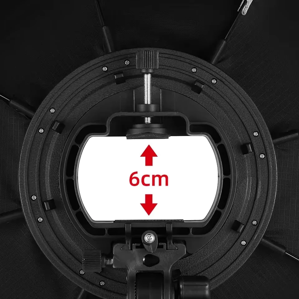 트리오포 K3-55 K3-65 K3-90 K3-120 퀵 릴리즈 소프트박스 (그리드 포함) 접이식 옥타곤 소프트박스 (스튜디오 및 야외 촬영용)