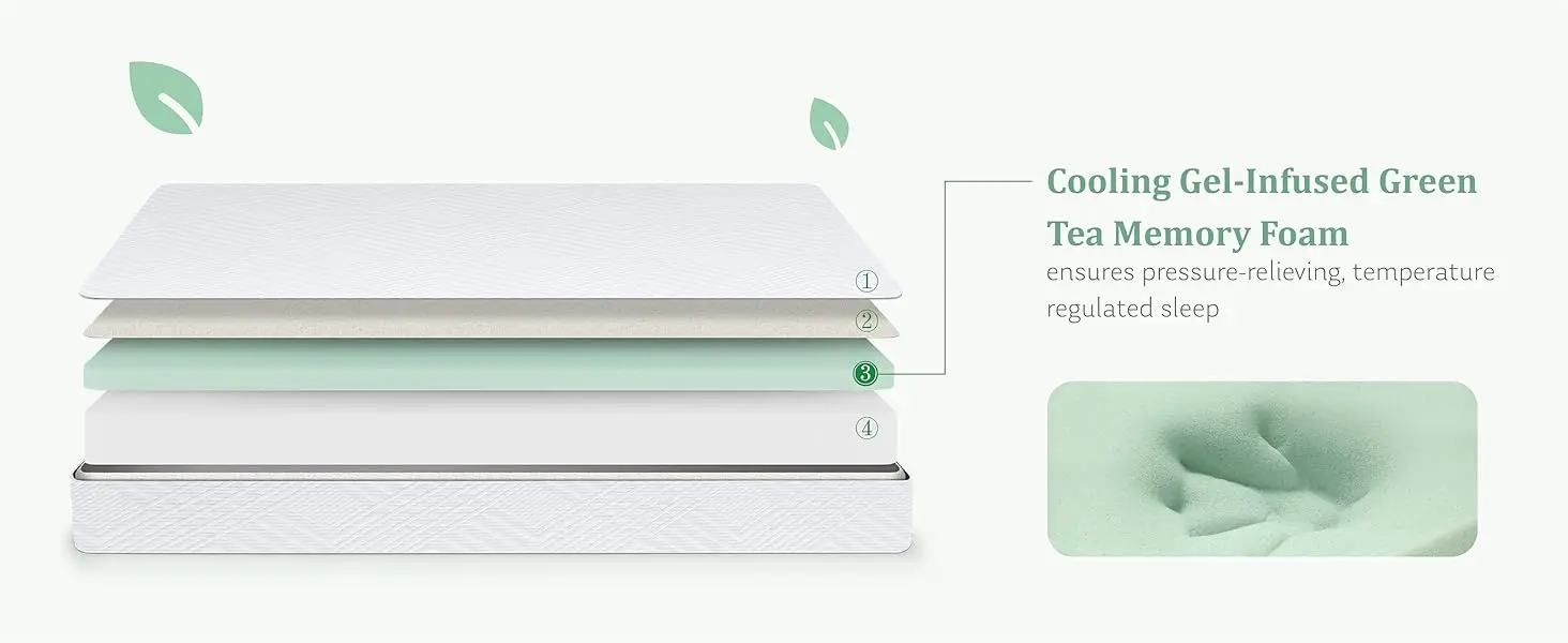 Green Tea Memory Foam