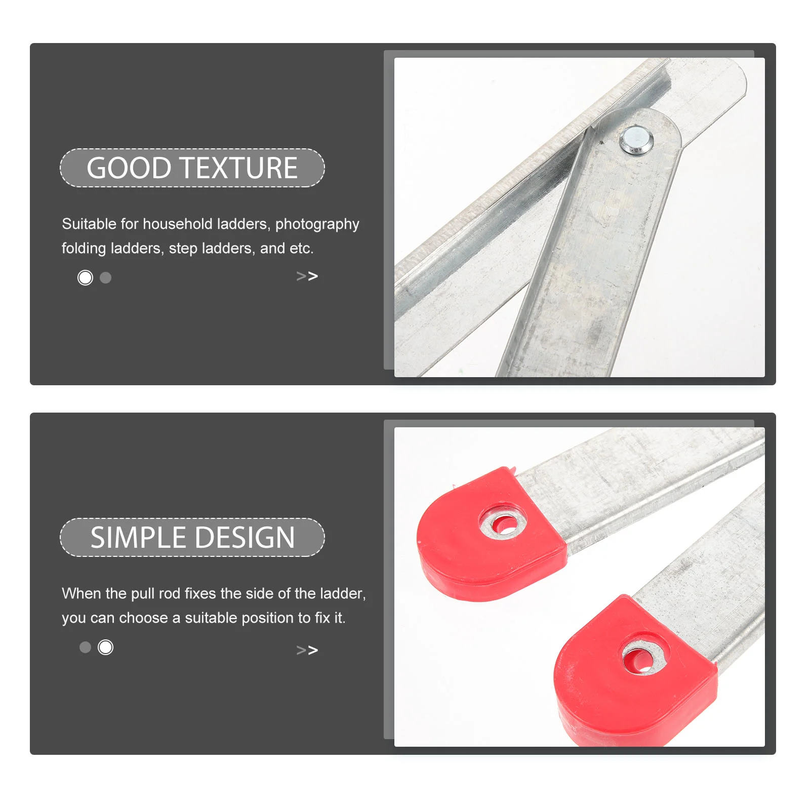 Step Ladder Hinge Ladder Hinge Replacement Kit Hinge Ladder Joint Connector Lock Switch Hasp Ladder Tie Rod Attic Ladder