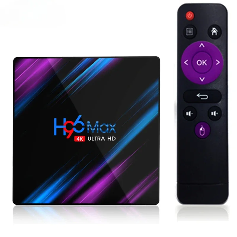 

H96 MAX RK3318 Smart TV Box Android 11 4G 64GB 32G 4K Wifi BT Media player H96MAX TVBOX Android10 Set top box 2GB16GB New