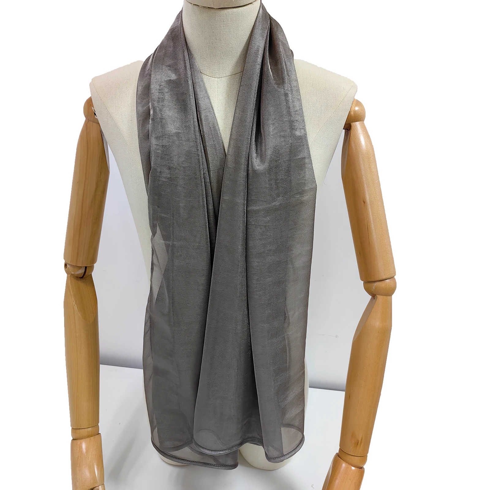 

Health Protection Silver Fiber Scarf EMF Blocking Multi-function Headscarf Anti-radiation Antibacteria Bandana Smooth Neckscarf