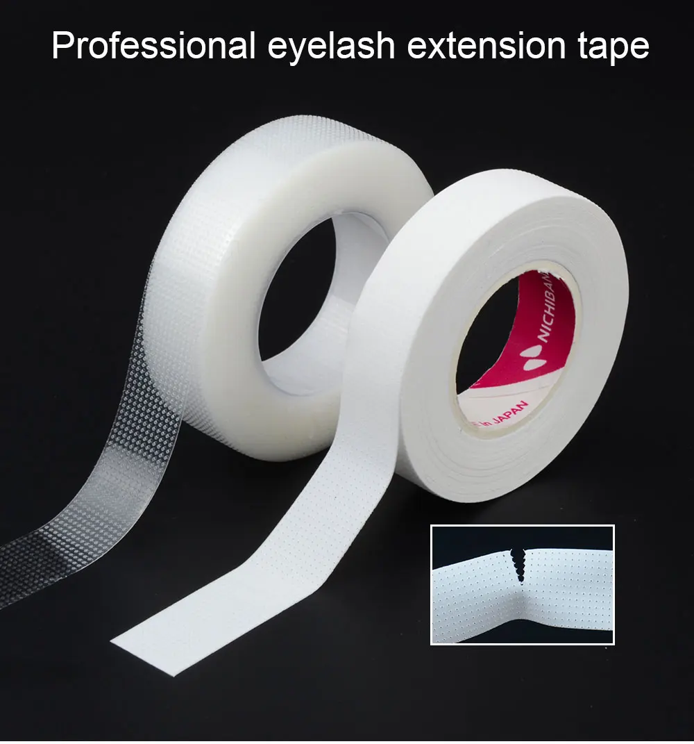Wimpernverlängerungsband, Make-up, 6 Stück, atmungsaktiv, antiallergisch, leicht zu reißen, Mikroporenband, professionelles Wimpernband – Detail 6