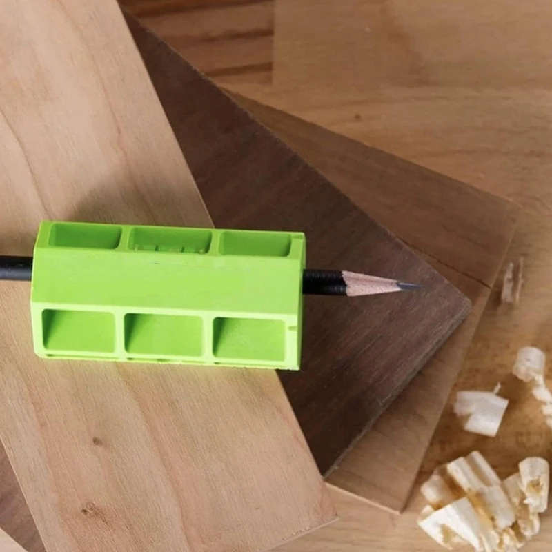 New Multi-Functional Scriber Woodworking Tool Pencil Marking Multi-Dimensional Woodworking Graffiti Marking